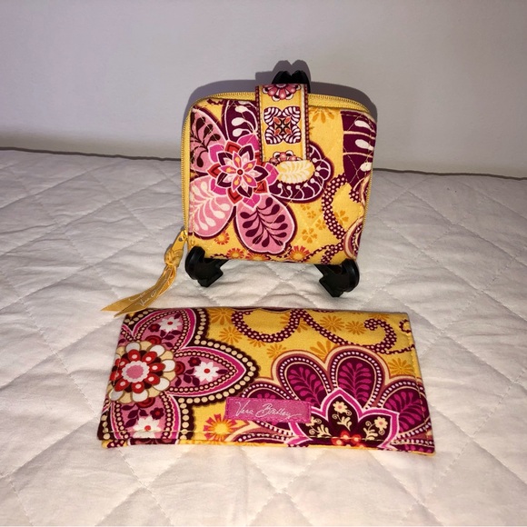 Vera Bradley Handbags - Vera Bradley Wallet & matching Checkbook Cover